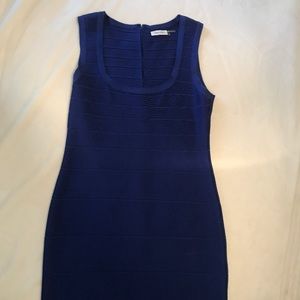 Calvin Klein Blue Bandage Dress